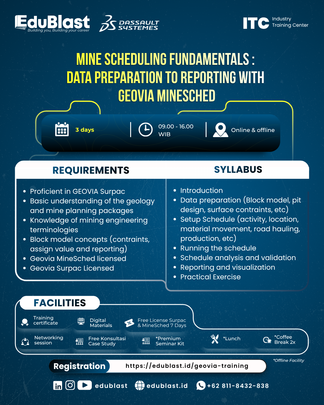 Mine Scheduling Fundamentals Data Preparation to Reporting with GEOVIA Minesched