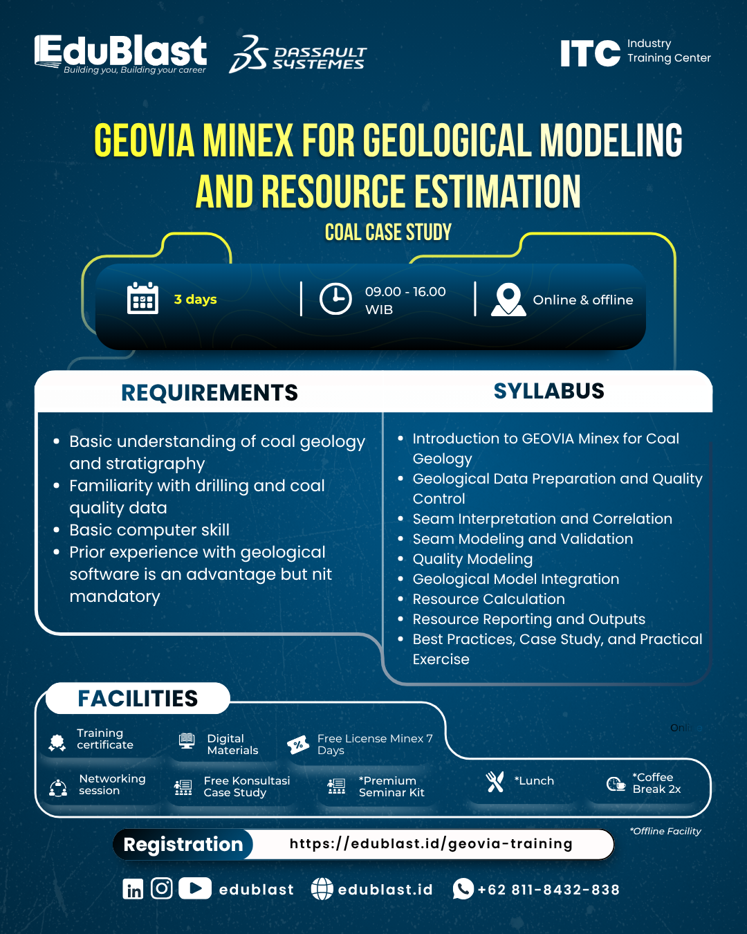 Geovia Minex for Geological Modeling and Resource Estimation