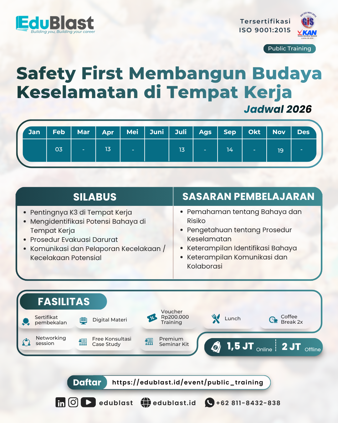 Safety First! Membangun Budaya Keselamatan di Tempat Kerja