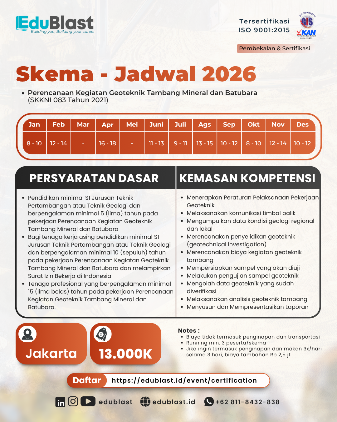 Perencanaan Kegiatan Geoteknik Tambang Mineral dan Batubara