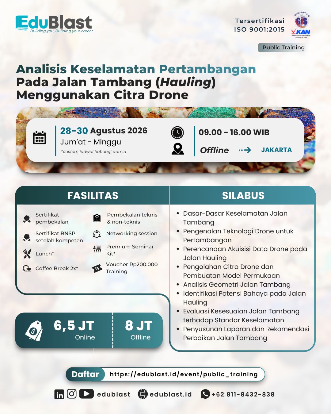 Analisis Keselamatan Pertambangan Pada Jalan Tambang (Hauling) Menggunakan Citra Drone